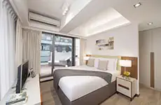 One Bedroom with Two Terraces